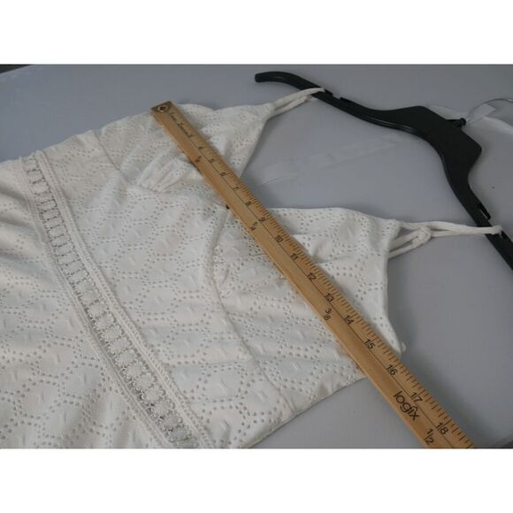 CITY STUDIO Juniors' Eyelet Knit Tiered Dress Size 13 - Picture 4 of 9